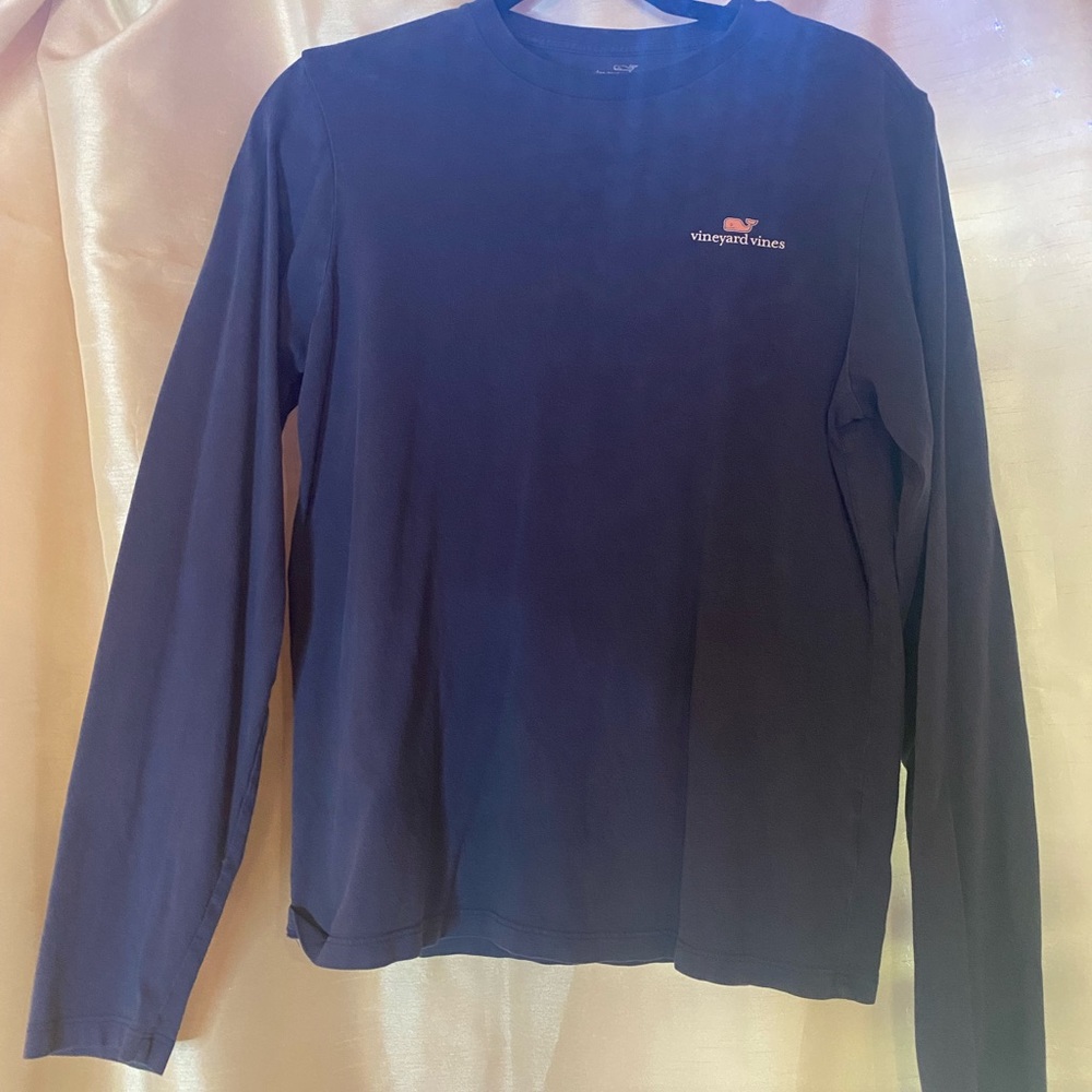 Vineyard Vines Navy Blue Long Sleeve Tee